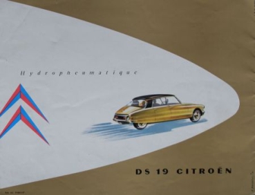 Citroen DS 19 Modelprogram 1957 Carbrochure (5654)
